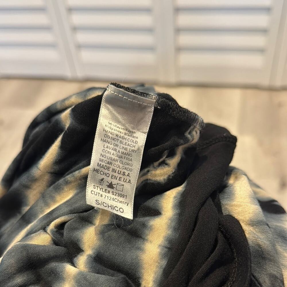 Mono B NWOT Black/ Tan/ dark green Maxi Skirt - Picture 7 of 7